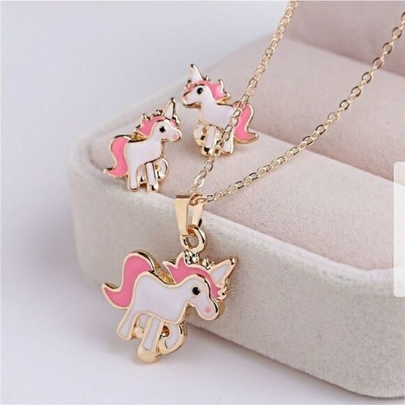 COPY - Unicorn jewelry 4 piece set - Picture 4 of 4